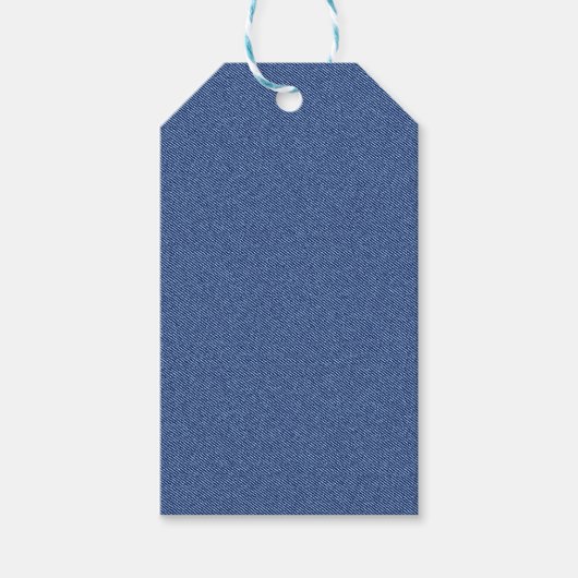 Cool Denim Blue Jeans Cadeaulabel (Voorkant)