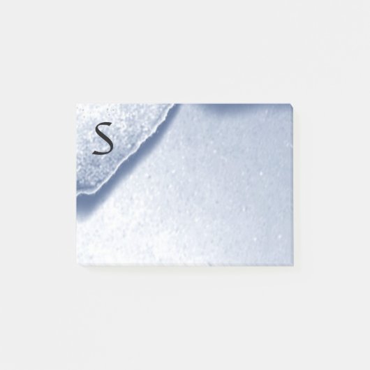 Cool Denim Look Persoonlijke Initiaal Post-it® Notes (Voorkant)