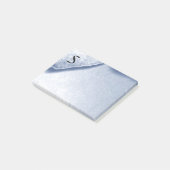Cool Denim Look Persoonlijke Initiaal Post-it® Notes (Schuin)