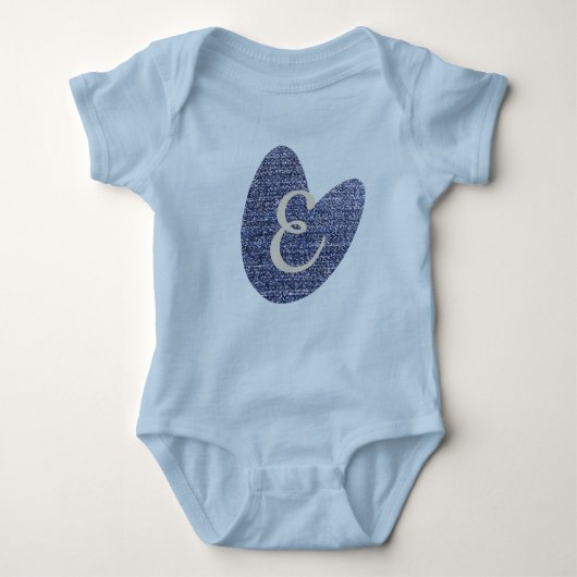 Cool denim uiterlijk romper (Voorkant)