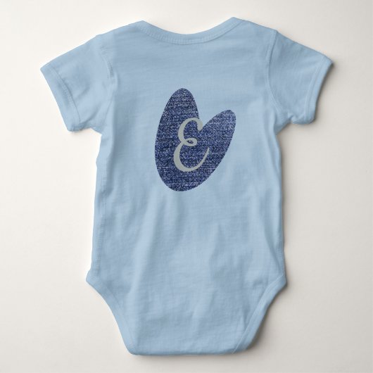 Cool denim uiterlijk romper (Achterkant)