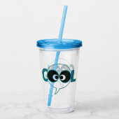 Cool Design Acryl Tumbler Drinkbeker (Achterkant)