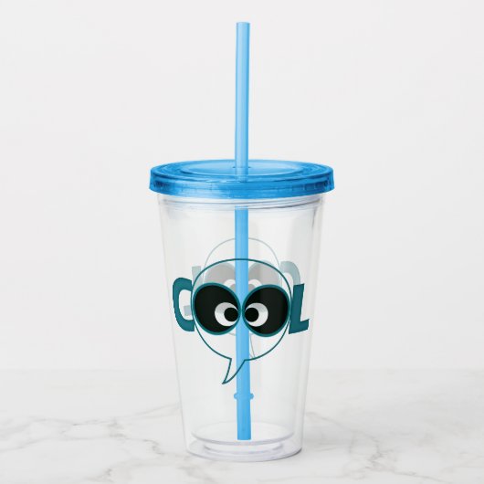 Cool Design Acryl Tumbler Drinkbeker (Voorkant)