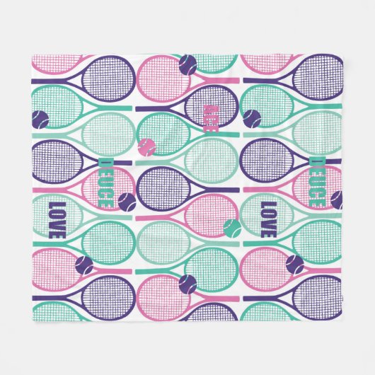 Cool Design for Tennis players, coaches... Fleece Deken (Voorkant (Horizontaal))