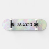 Cool Design Naam Verzamelobject Holografisch Persoonlijk Skateboard (Horizontaal)