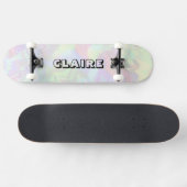 Cool Design Naam Verzamelobject Holografisch Persoonlijk Skateboard (Horizontaal)
