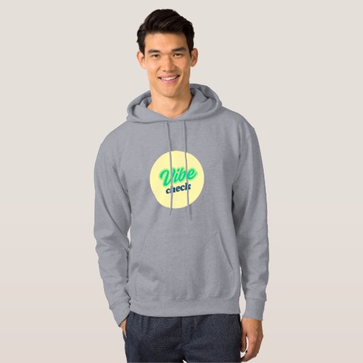 Cool Design: Vibe Check Hoodie (Voorkant volledig)
