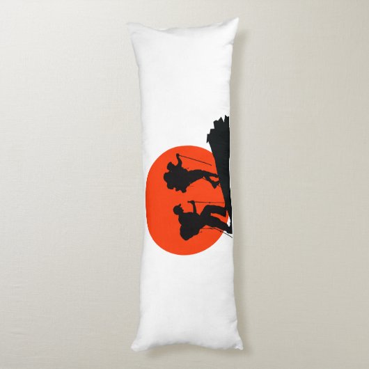 Cool designer kussen Ik hou van wandelen (Achterkant (Verticaal))