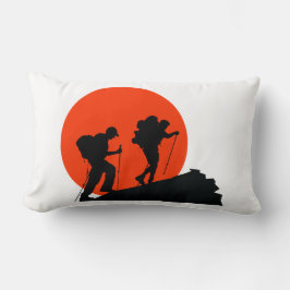 Cool designer kussen Ik hou van wandelen