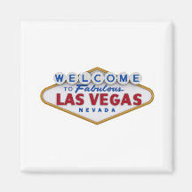 Cool Designer Magnet Welkom bij Las Vegas