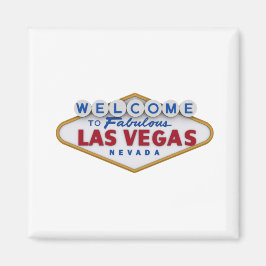 Cool Designer Magnet Welkom bij Las Vegas