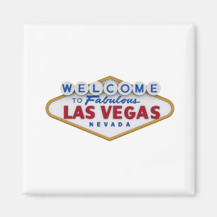 Cool Designer Magnet Welkom bij Las Vegas