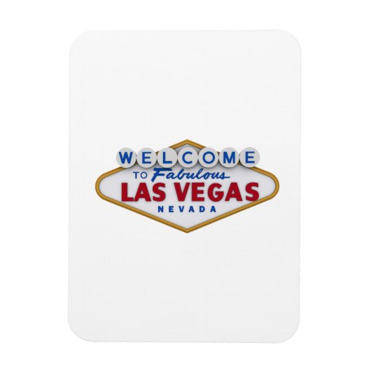 Cool Designer Magnet Welkom bij Las Vegas Magneet (Verticaal)
