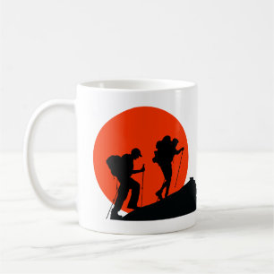 Cool Designer mok Ik hou van wandelen