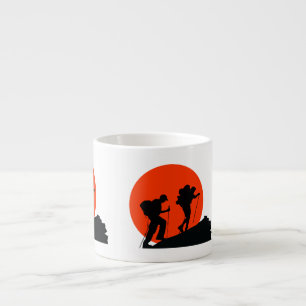 Cool Designer mok Ik hou van wandelen