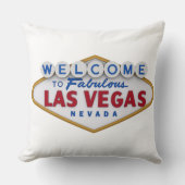 Cool Designer Pillow Welkom bij Las Vegas Kussen (Voorkant)