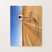 Cool Desolate Alien Area 51 Nevada USA Puzzle Legpuzzel (Verticaal)