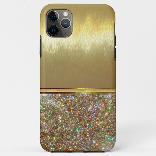 Cool Diamond Sparkle Gold Design Hoesje (Achterkant)
