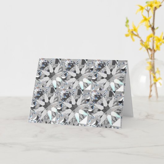 Cool Diamond Wenskaarten! Kaart (Gele Bloem)