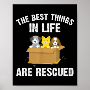 Cool Dierenreddingskunst Voor Mannen Vrouwen Diere Poster