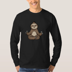 Cool Dierentuin Dier Luiaard Yoga Dierenverzorger T-shirt