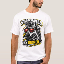Cool dierlijke stijl grappig grafisch T-shirt