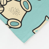 Cool dierpatroon - Moppige katten 1 Fleece Deken (Hoek)