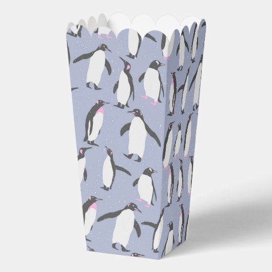 Cool dierpatroon - Pinguïn 1 Bedankdoosjes (Achterkant)
