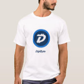 Cool DigiByte Cryptocurrency Coin Sign T-shirt (Voorkant)