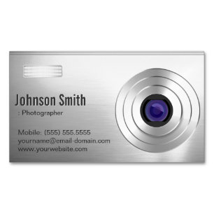 Cool Digital Camera - Fotografie voor fotograaf Magnetisch Visitekaartje