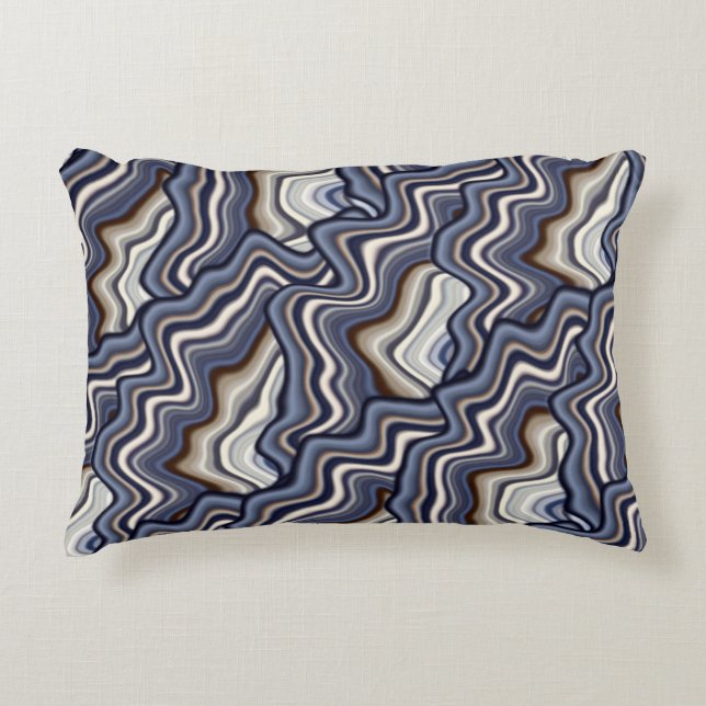 COOL Digital Graphic Abstract Patroon Accent Kussen (Voorkant)