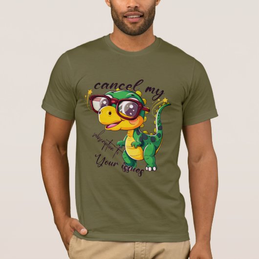 Cool Dino Attitude T-shirt (Voorkant)