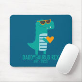 Cool Dino Daddysaurus Rex New Dad Fathers Day  Muismat (Met muis)