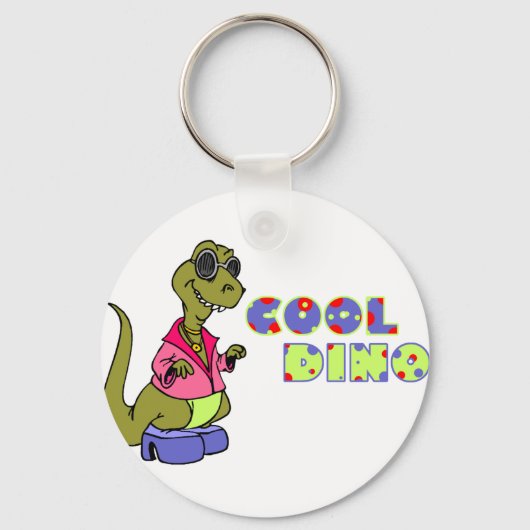 Cool Dino Sleutelhanger (Voorkant)