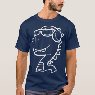 Cool Dino Unbothered of Chill Person Gift 2 T-shirt