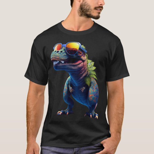 Cool dinosaur baby Tyrannosaurus Rex T-shirt (Voorkant)