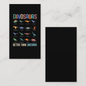 Cool Dinosaur Fan Dino Boys Trex Visitekaartje