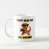 Cool Dinosaur Gamer Koffiemok (Links)