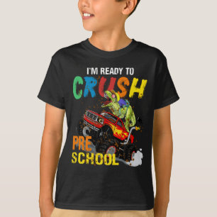 Cool Dinosaur Ik ben klaar om de kleuterschool te  T-shirt