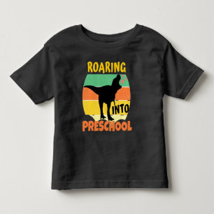 COOL DINOSAUR - ROAREN IN PRESCHOOL KINDER SHIRTS