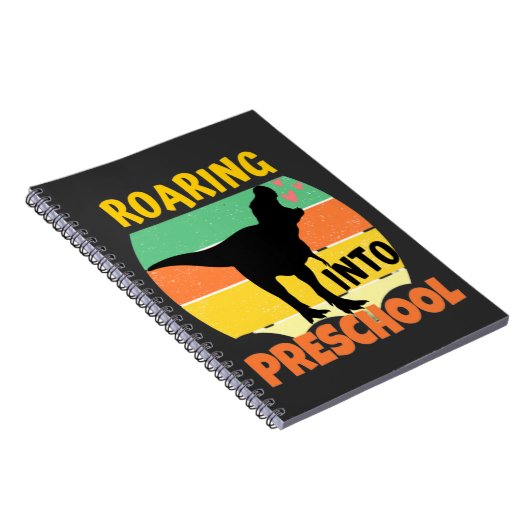 COOL DINOSAUR - ROAREN IN PRESCHOOL NOTITIEBOEK (Rechterzijde)