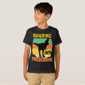 COOL DINOSAUR - ROAREN IN PRESCHOOL T-SHIRT (Voorkant volledig)