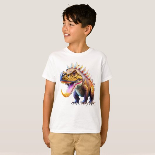 Cool Dinosaur Unisex Kind T-shirt (Voorkant volledig)
