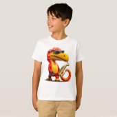 Cool Dinosaur Unisex Kind T-shirt (Voorkant volledig)
