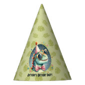 Cool Dinosaur verjaardagsfeestje Feesthoedjes (Voorkant)