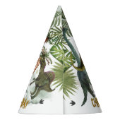 Cool Dinosaurs Jurassic Boy Verjaardag Cone Feesthoedjes (Achterkant)