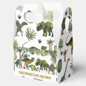 Cool Dinosaurs Jurassic Boy Verjaardagsfeestje Bedankdoosjes (Geopend)