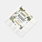 Cool Dinosaurs Jurassic Boy Verjaardagsfeestje Servet (Hoek)