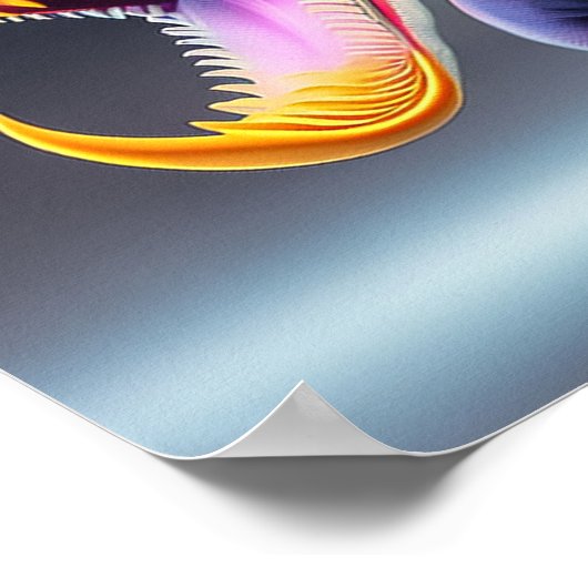 Cool Dinosaurus - Kunstdruk Poster (Hoek)