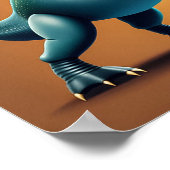 Cool Dinosaurus - Kunstdruk Poster (Hoek)